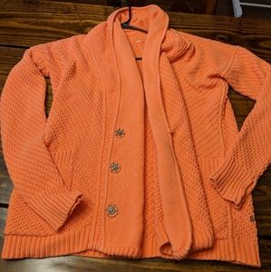 Lululemon Post Practice Cardigan Peach/Orange